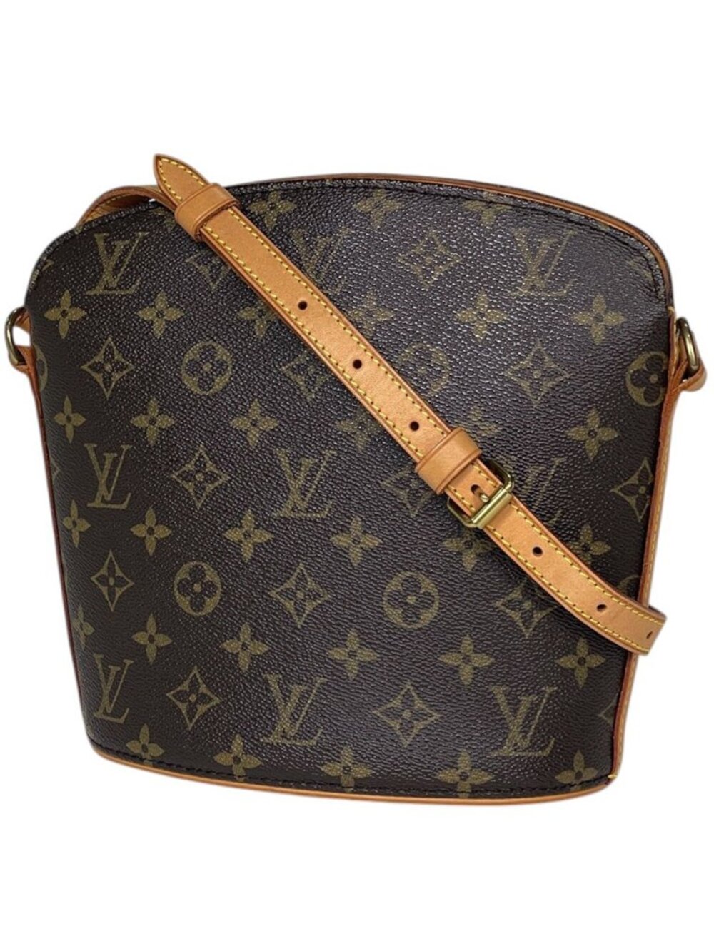 Louis Vuitton Drew Shoulder Bag Monogram Brown